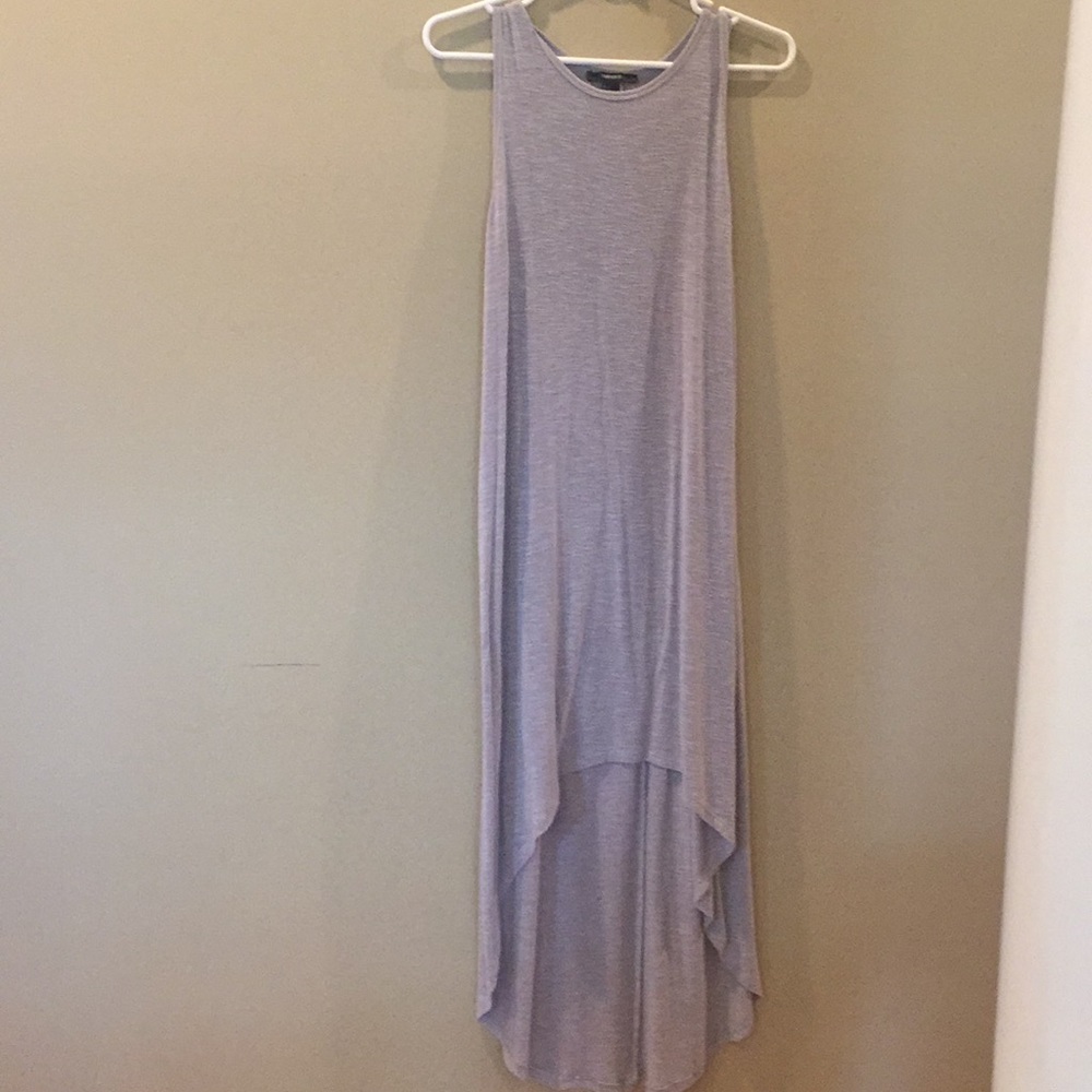 Grey high-low dress